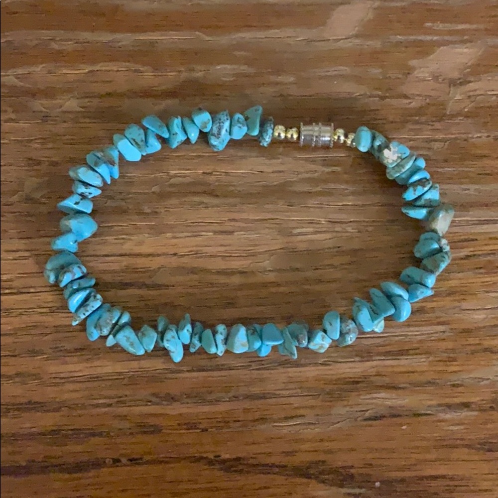 Tiffany blue rock bracelet
